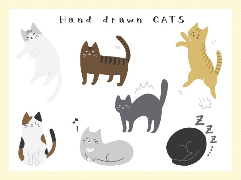 【猫のかわいいイラスト】人気のフリー素材21選 商用利用OK-イラストAC